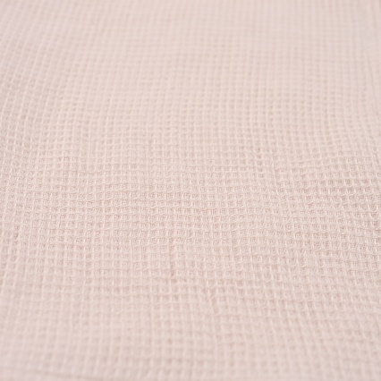Полотенце вафельное из умягченного льна 47 х 70 см Tkano Essential розовый
