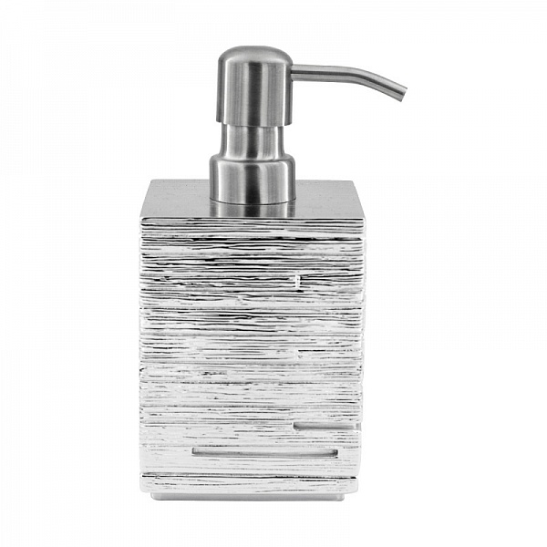 Дозатор для жидкого мыла 430 мл Ridder Brick Silver серебряный