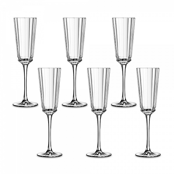 Набор бокалов для шампанского 170 мл Cristal D'Arques Macassar 6 шт