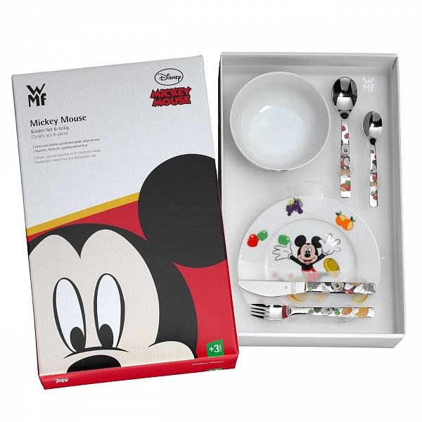 Набор посуды детской WMF Mickey Mouse 6 предметов