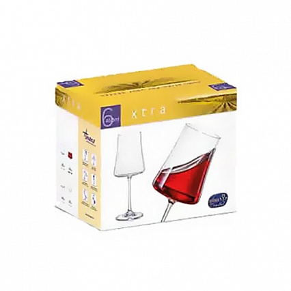 Набор бокалов для вина 460 мл Bohemia Crystal Xtra 6 шт