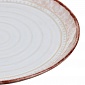 Тарелка 23 см Royal Stoneware Тоскана бело-коричневый