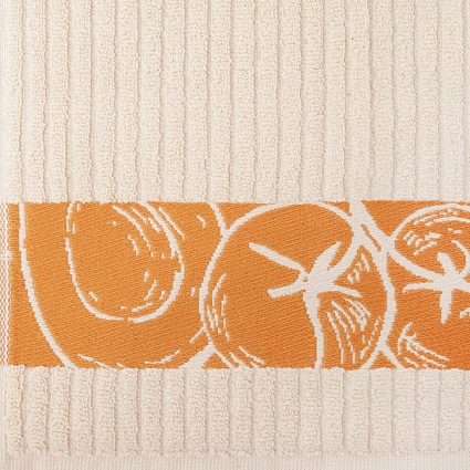 Полотенце махровое 50 x 50 см Lasa Home Vegano оранжевый