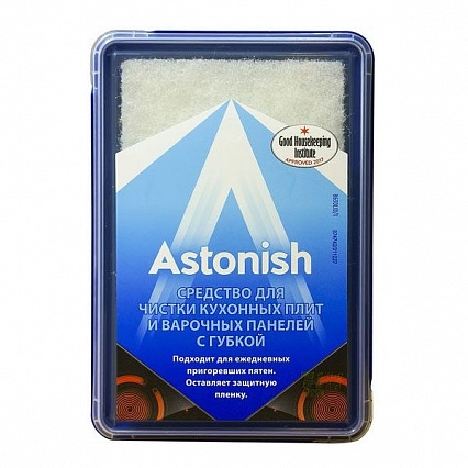 Средство для чистки кухонных плит и варочных панелей с губкой Astonish 250 г