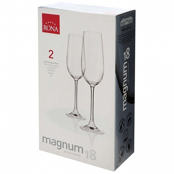 Набор бокалов для шампанского 180 мл Rona Magnum 2 шт