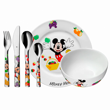 Набор посуды детской WMF Mickey Mouse 6 предметов