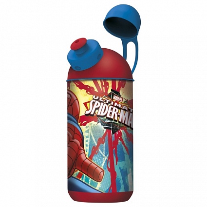 Бутылка спортивная эргономичная 400 мл Stor Человек паук Красная паутина