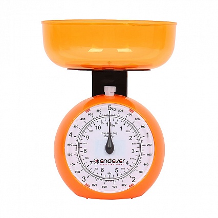 Весы кухонные механические до 5 кг Endever оранжевый