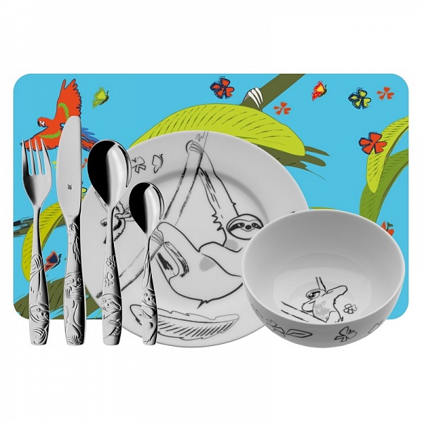 Набор посуды детский WMF The Sloth 7 предметов