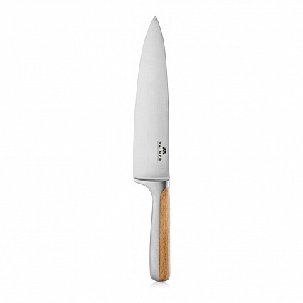 Набор кухонных ножей в подставке с точилкой Walmer Bristol коричневый