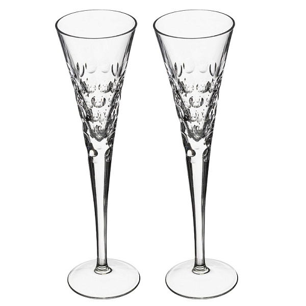 Набор бокалов для шампанского 200 мл RCR Bubble 2 шт