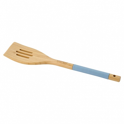 Лопатка кулинарная с прорезями Guffman бамбук голубой