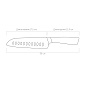 Нож Сантоку 17,5 см Nadoba Una