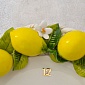 Часы настенные 34 см Orgia Лимоны