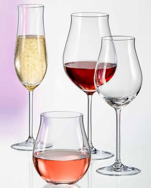 Набор бокалов для шампанского 180 мл Bohemia Crystal Аттимо 2 шт