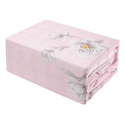 Комплект постельного белья семейный Melograno Sakura Rosa
